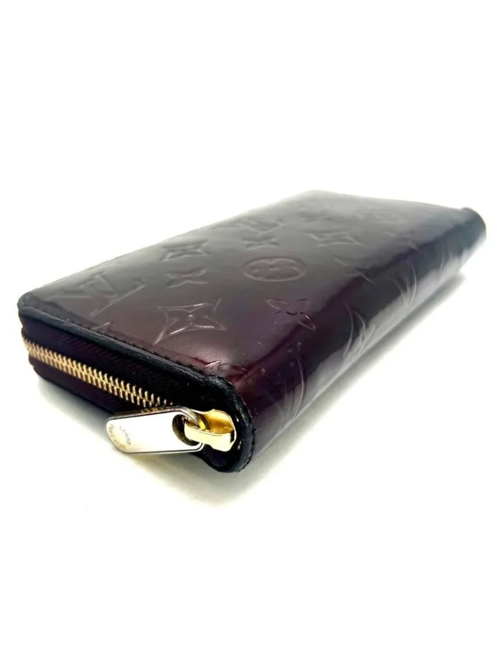 Louis Vuitton Vernis Amaranto Zippy Wallet Monogram